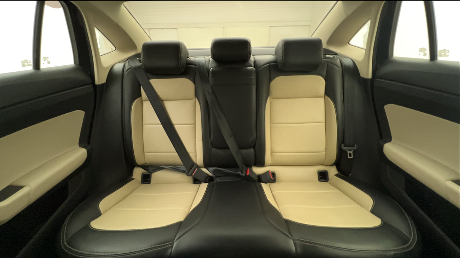 Used 2024 Volkswagen Virtus Highline 1.0 TSI MT Petrol Manual interior REAR SEAT CONDITION VIEW