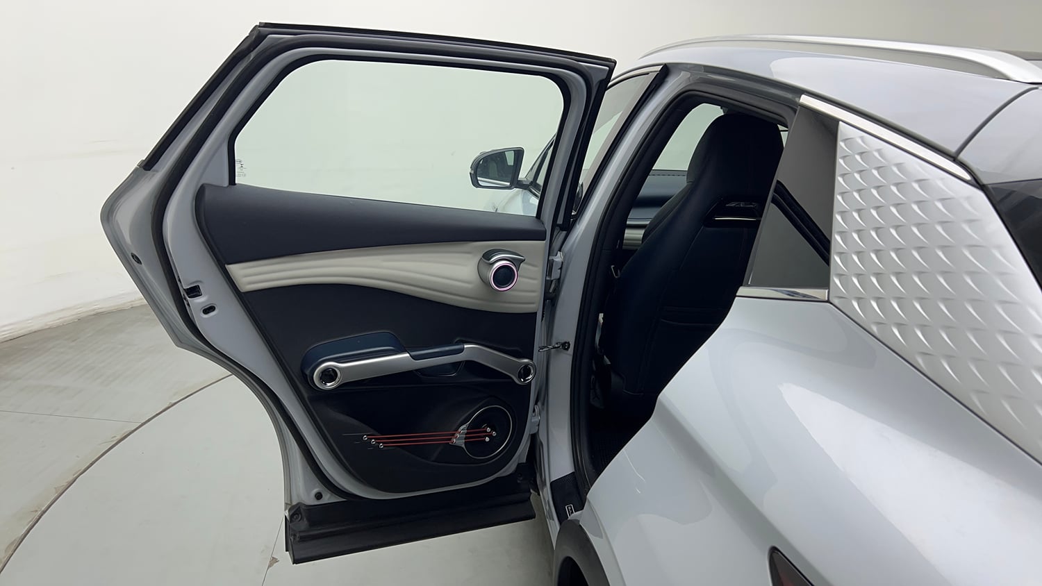 Used 2023 BYD Atto 3 Extended Range Electric Automatic interior LEFT REAR DOOR OPEN VIEW