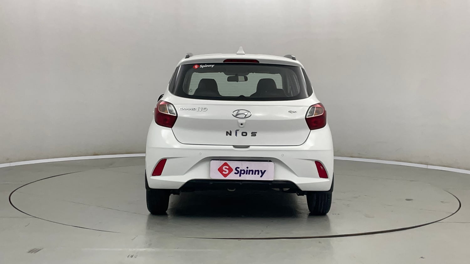Used 2021 Hyundai Grand i10 Nios Sportz AMT 1.2 Kappa VTVT Petrol Automatic exterior BACK VIEW