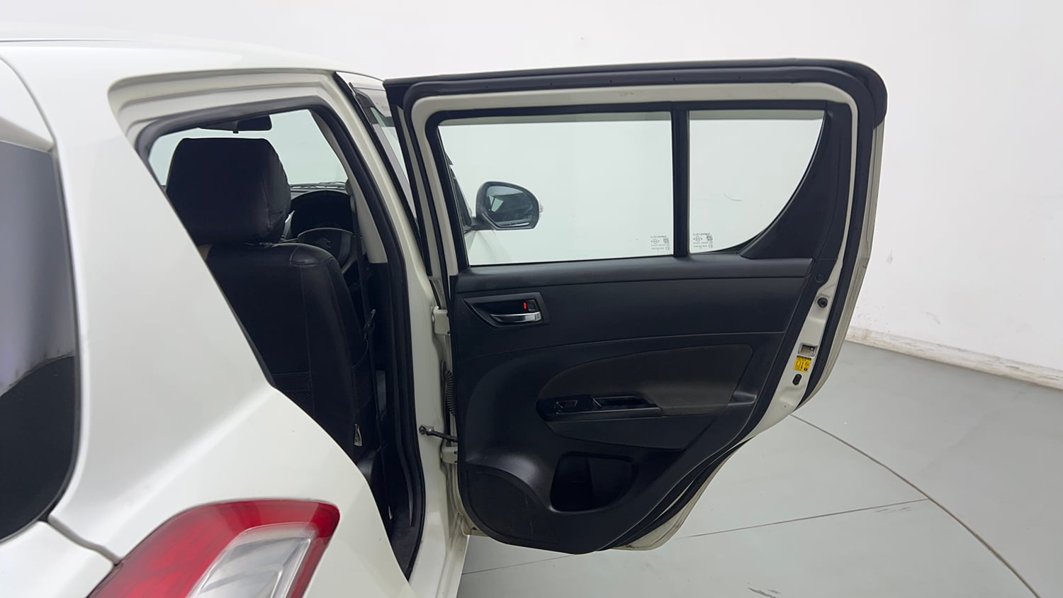 Used 2013 Maruti Suzuki Swift VXI CNG (Outside Fitted) Cng Manual interior RIGHT REAR DOOR OPEN VIEW