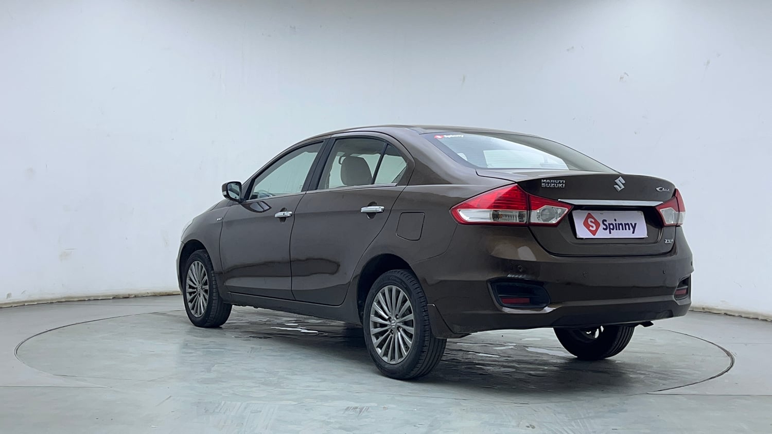 Used 2017 Maruti Suzuki Ciaz ZXI+ Petrol Manual exterior LEFT REAR CORNER VIEW