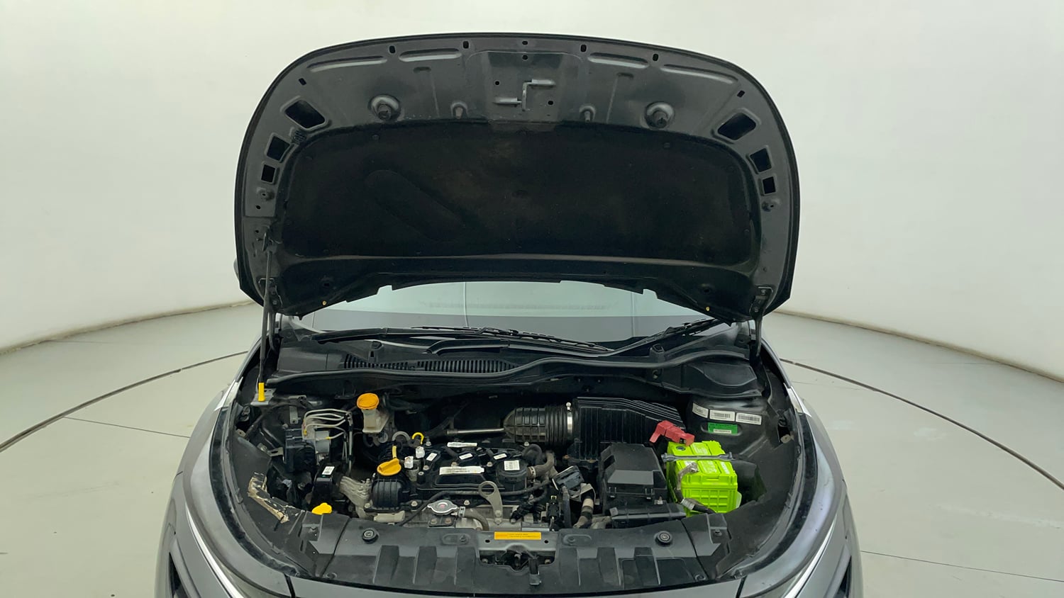 Used 2022 Tata Altroz XM Plus Petrol Petrol Manual engine ENGINE & BONNET OPEN FRONT VIEW