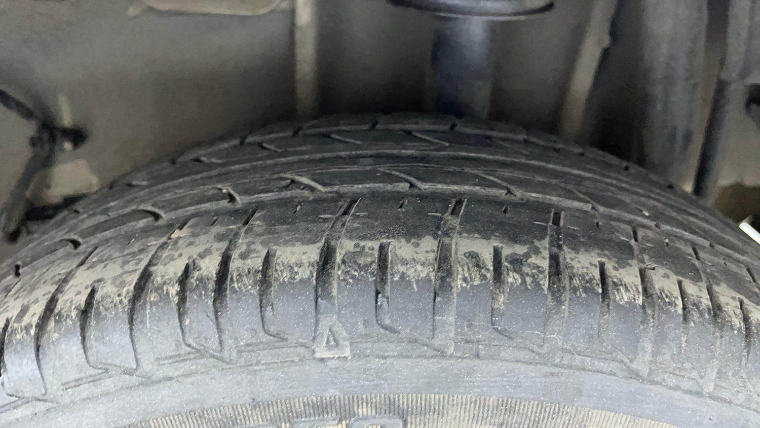 Used 2021 Tata Tiago XT Petrol Manual tyres LEFT REAR TYRE TREAD VIEW