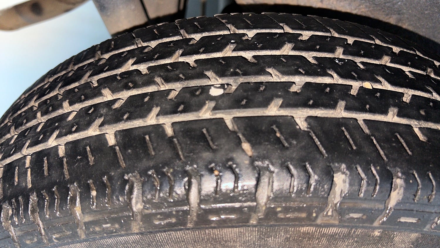 Used 2017 Maruti Suzuki Wagon R LXI CNG Cng Manual tyres RIGHT REAR TYRE TREAD VIEW
