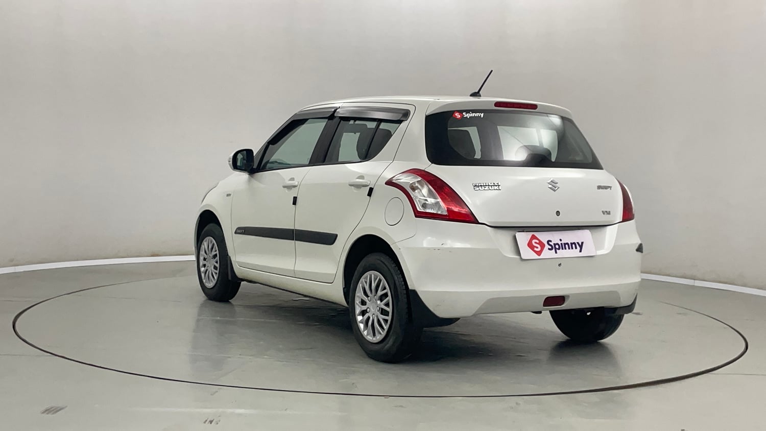 Used 2013 Maruti Suzuki Swift VXi Petrol Manual exterior LEFT REAR CORNER VIEW