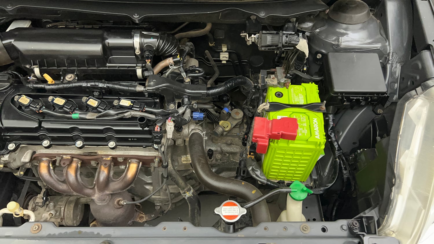 Used 2017 Maruti Suzuki Baleno Delta 1.2 Petrol Manual engine ENGINE LEFT SIDE VIEW