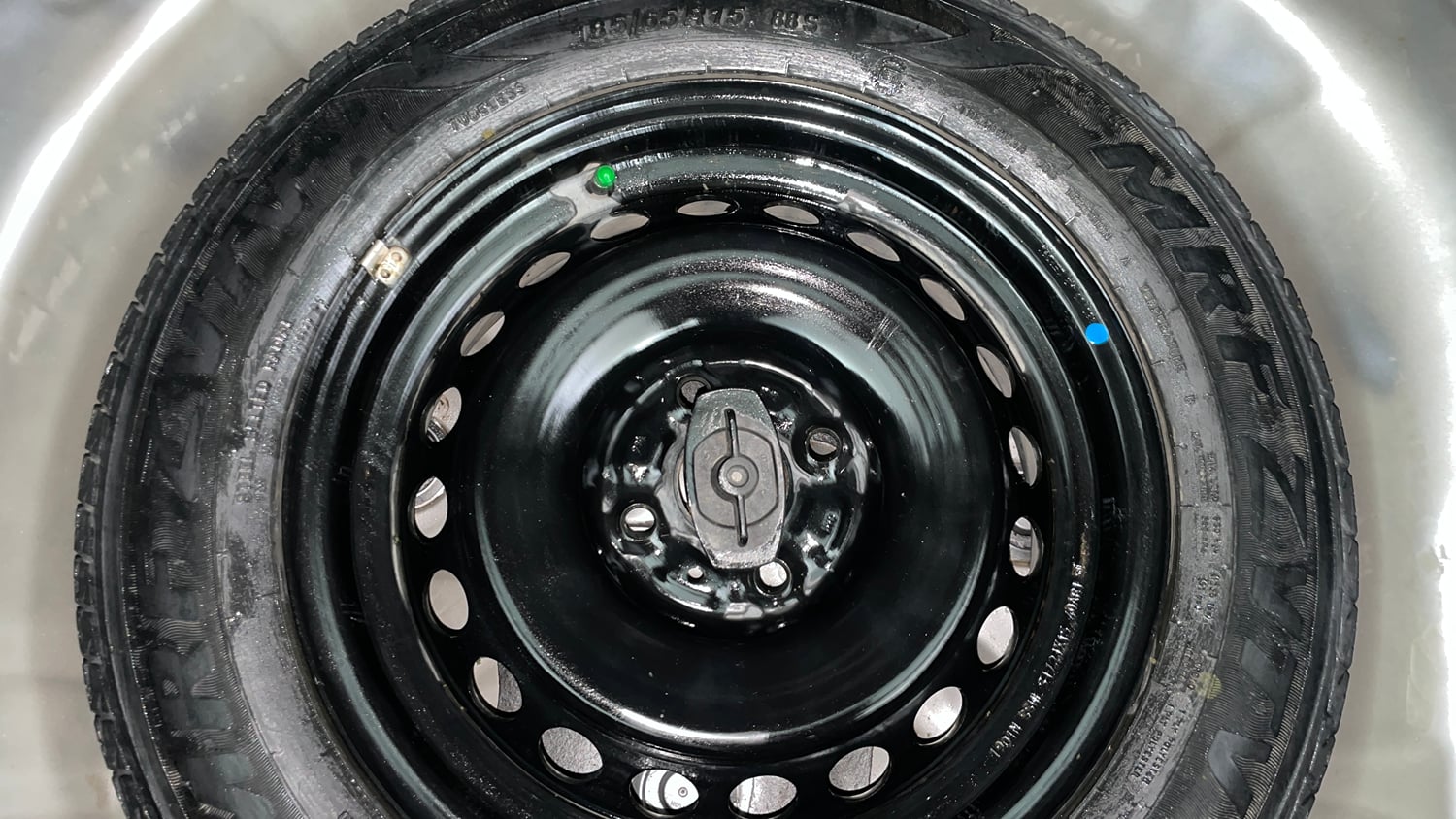 Used 2019 Maruti Suzuki Baleno Delta Petrol Manual tyres SPARE TYRE VIEW