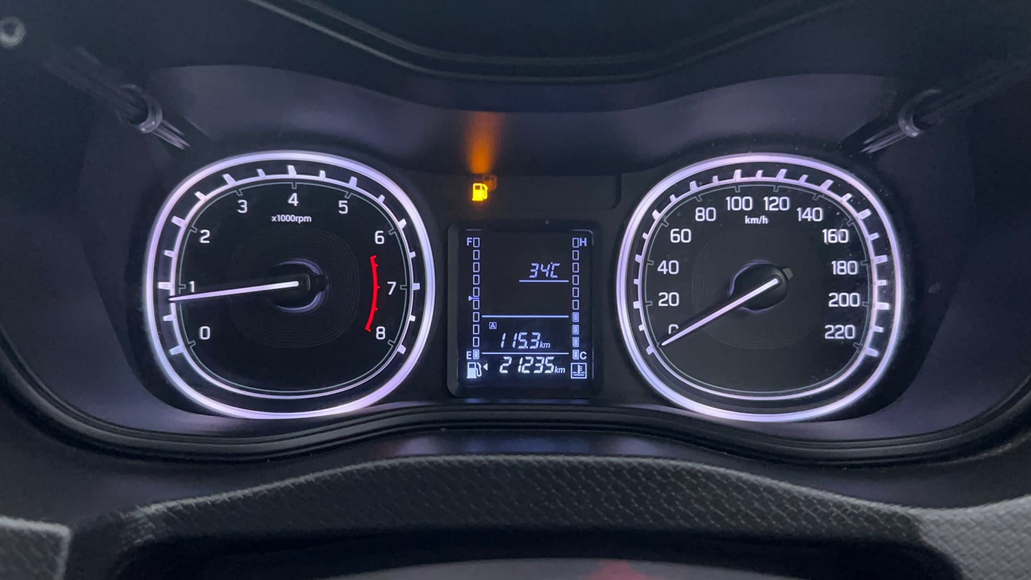 Used 2022 Toyota Urban Cruiser High Grade MT Petrol Manual interior CLUSTERMETER VIEW