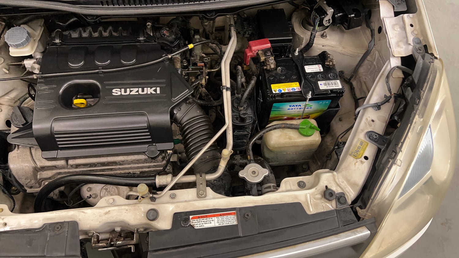 Used 2012 Maruti Suzuki Wagon R LXi Petrol Manual engine ENGINE LEFT SIDE VIEW