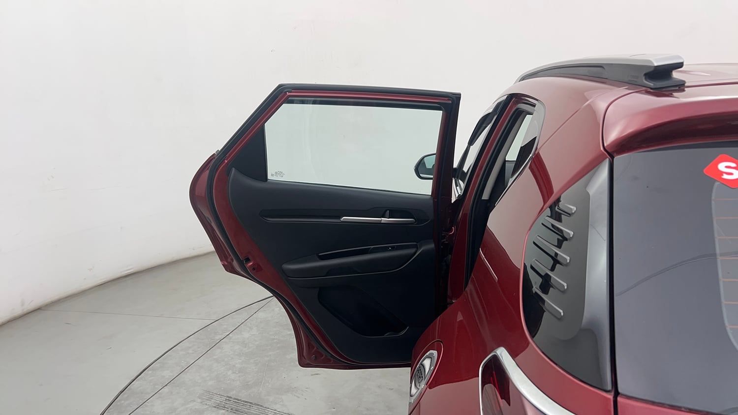 Used 2022 Kia Sonet HTK Plus 1.2 Petrol Manual interior LEFT REAR DOOR OPEN VIEW