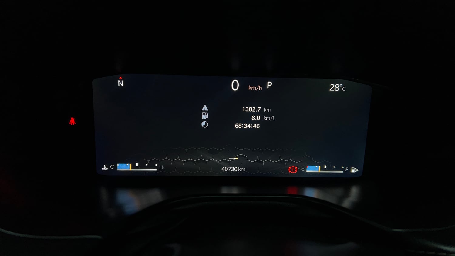 Used 2022 Jeep Compass Model S (O) Diesel 4x4 AT Diesel Automatic interior CLUSTERMETER VIEW