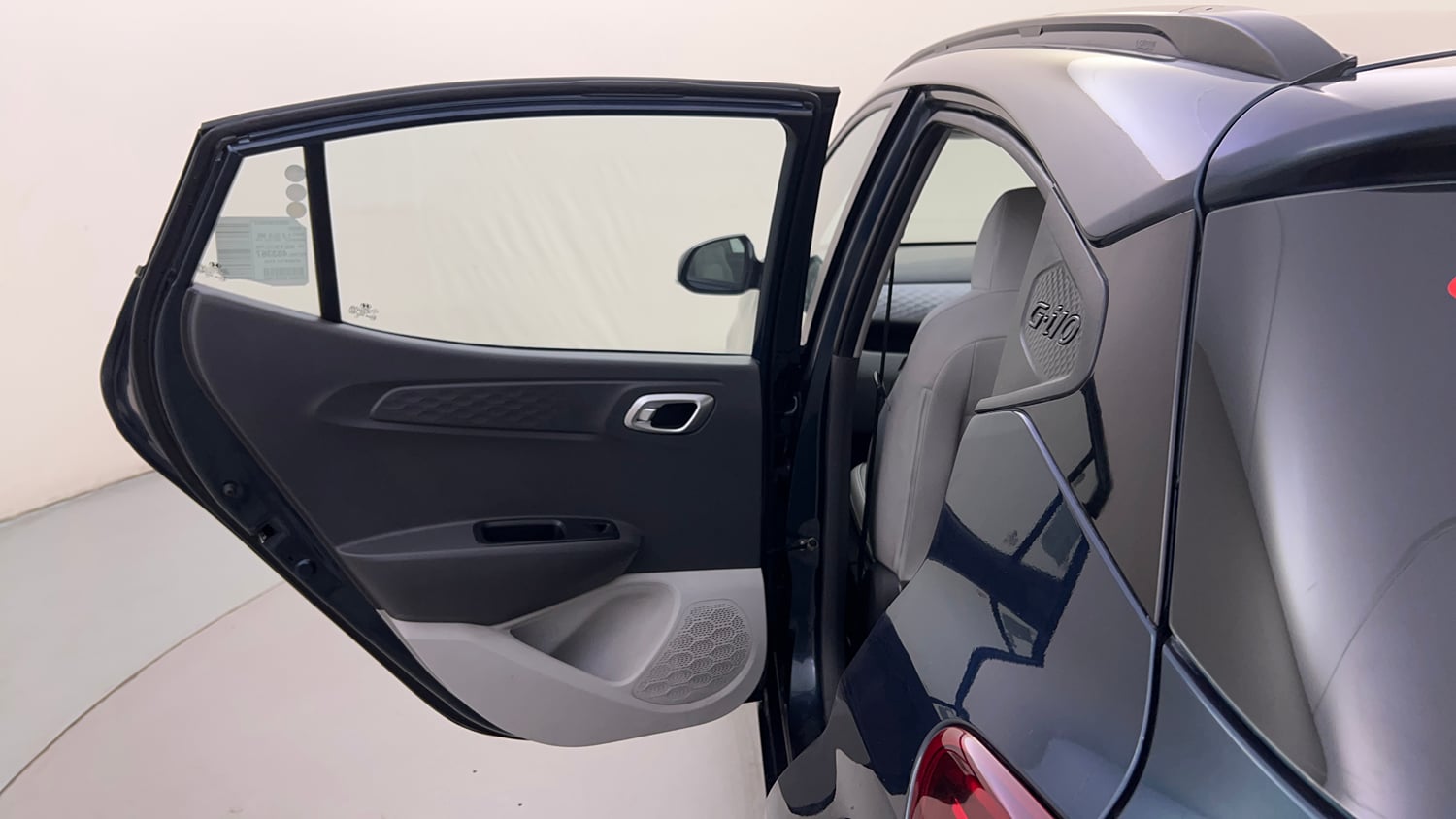 Used 2023 Hyundai Grand i10 Nios Sportz 1.2 Kappa VTVT Petrol Manual interior LEFT REAR DOOR OPEN VIEW