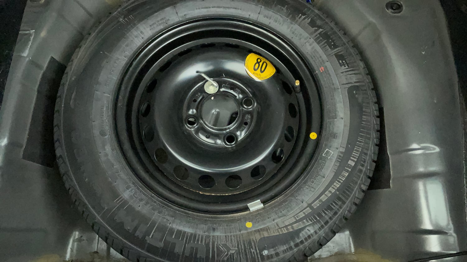 Used 2022 Tata Tiago XZA Plus Petrol Automatic tyres SPARE TYRE VIEW