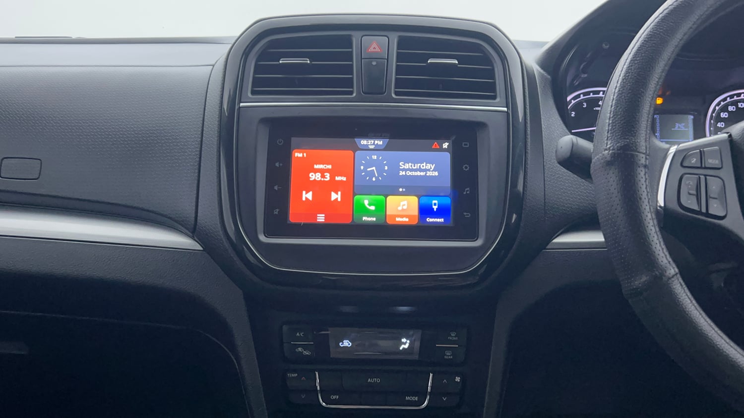 Used 2022 Toyota Urban Cruiser High Grade MT Petrol Manual interior MUSIC SYSTEM & AC CONTROL VIEW