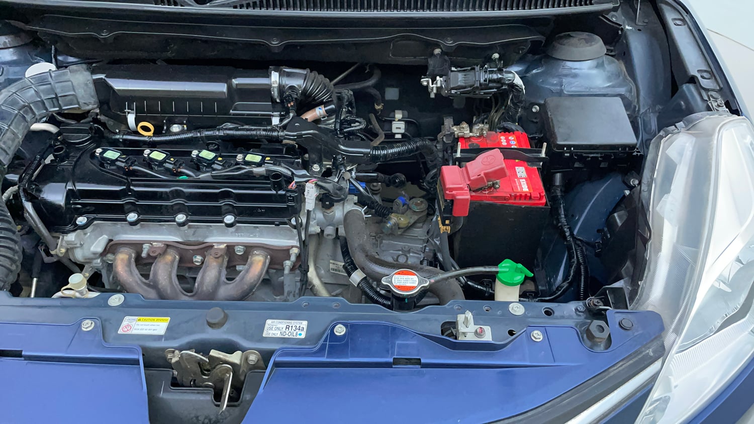 Used 2018 Maruti Suzuki Baleno Delta 1.2 Petrol Manual engine ENGINE LEFT SIDE VIEW