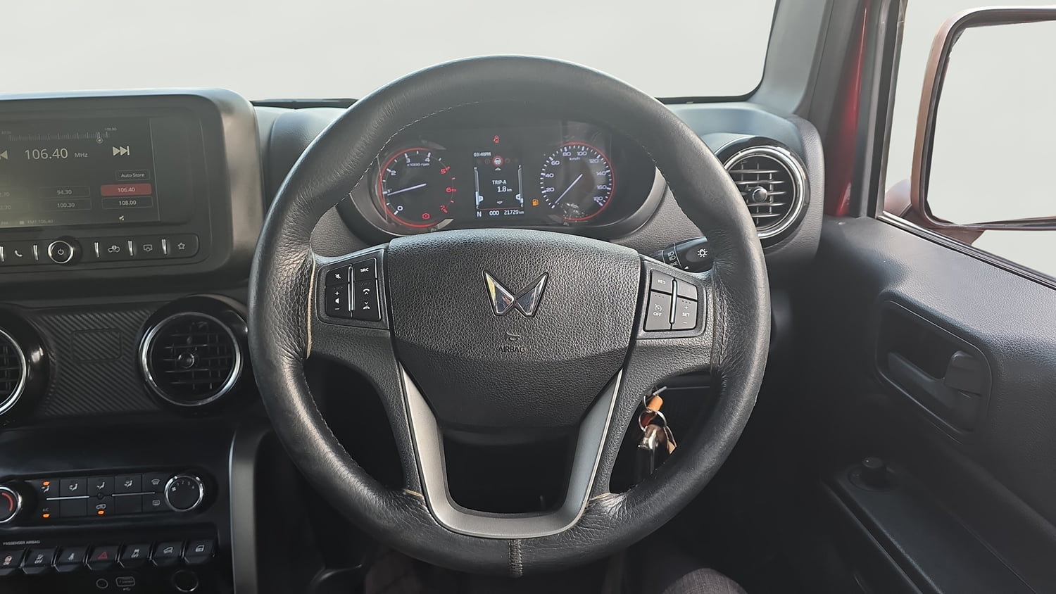 Used 2023 Mahindra Thar LX Hard Top Diesel MT 4WD Diesel Manual interior STEERING VIEW