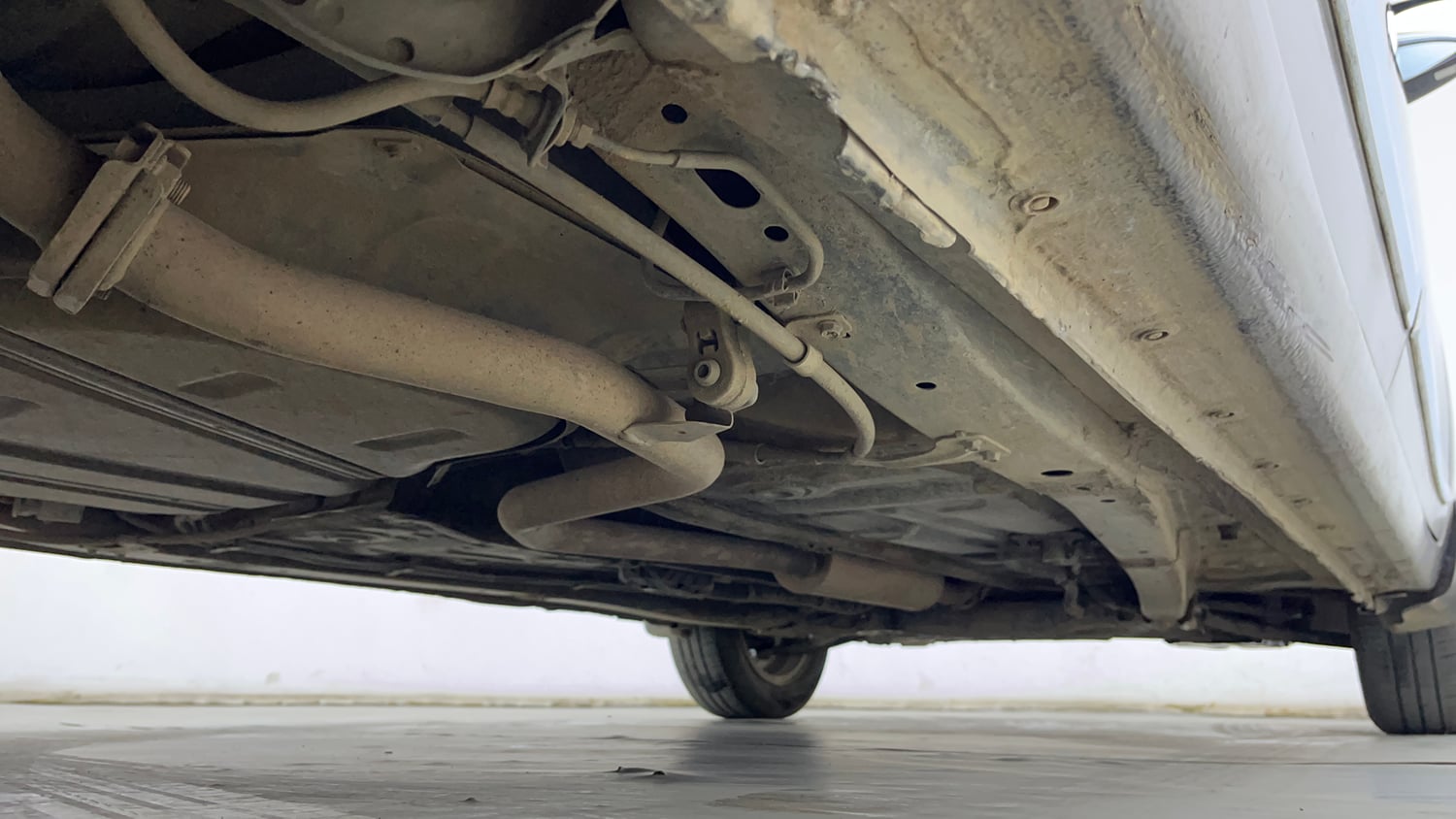Used 2020 Maruti Suzuki New Ertiga ZXi AT Petrol Automatic extra REAR RIGHT UNDERBODY VIEW