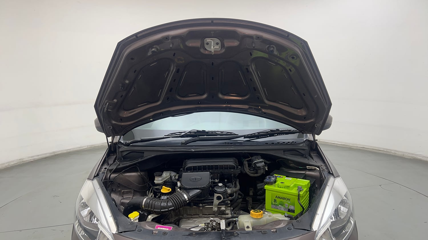 Used 2018 Tata Tiago Revotron XT Petrol Manual engine ENGINE & BONNET OPEN FRONT VIEW