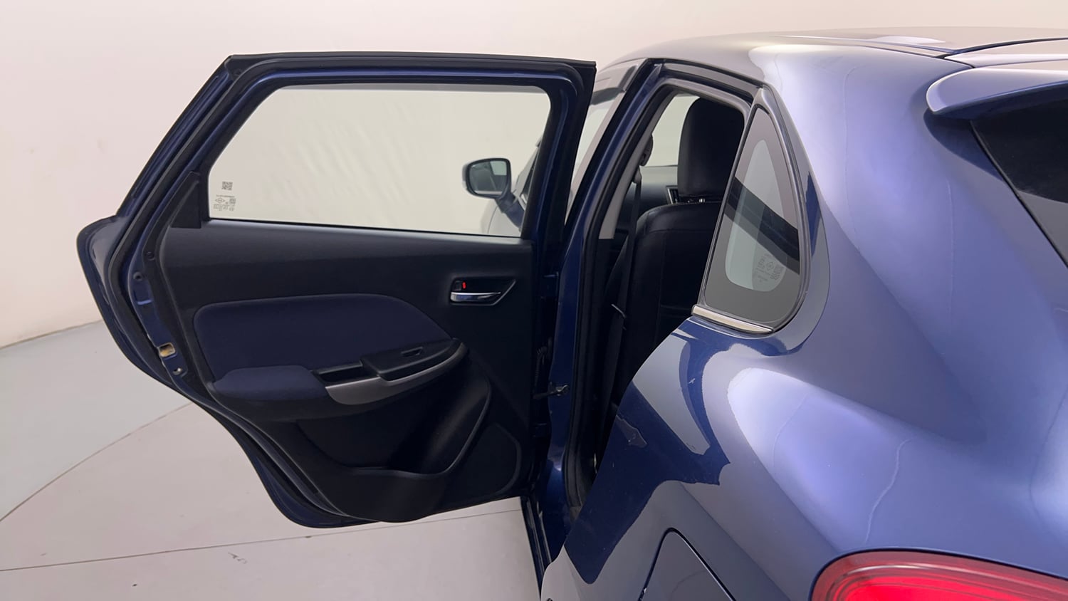 Used 2020 Maruti Suzuki Baleno Zeta Petrol Manual interior LEFT REAR DOOR OPEN VIEW