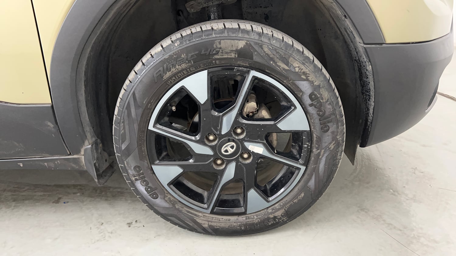 Used 2022 Tata Punch Kaziranga Creative MT Petrol Manual tyres RIGHT FRONT TYRE RIM VIEW