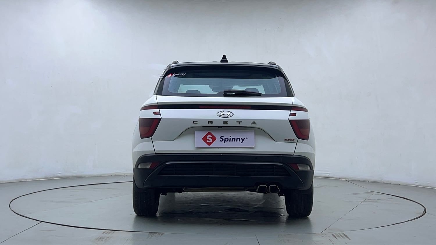 Used 2021 Hyundai Creta SX (O) 1.4 Turbo 7 DCT Petrol Automatic exterior BACK VIEW