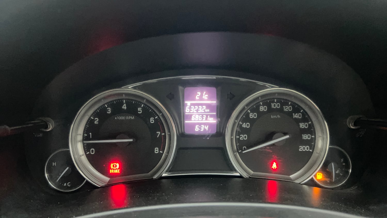 Used 2018 Maruti Suzuki Ciaz S 1.4 MT Petrol Manual interior CLUSTERMETER VIEW