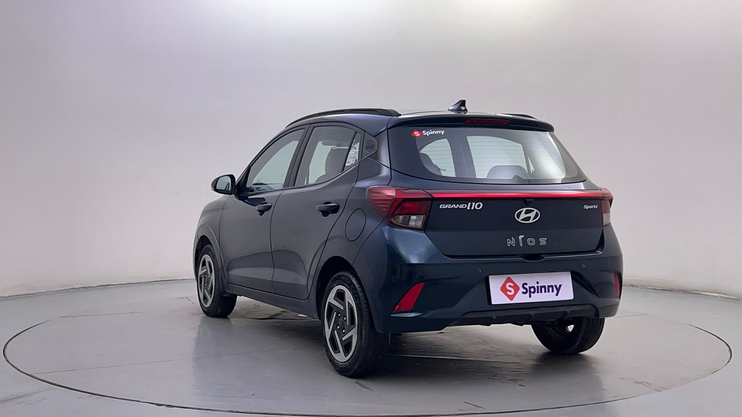 Used 2023 Hyundai Grand i10 Nios Sportz 1.2 Kappa VTVT Petrol Manual exterior LEFT REAR CORNER VIEW