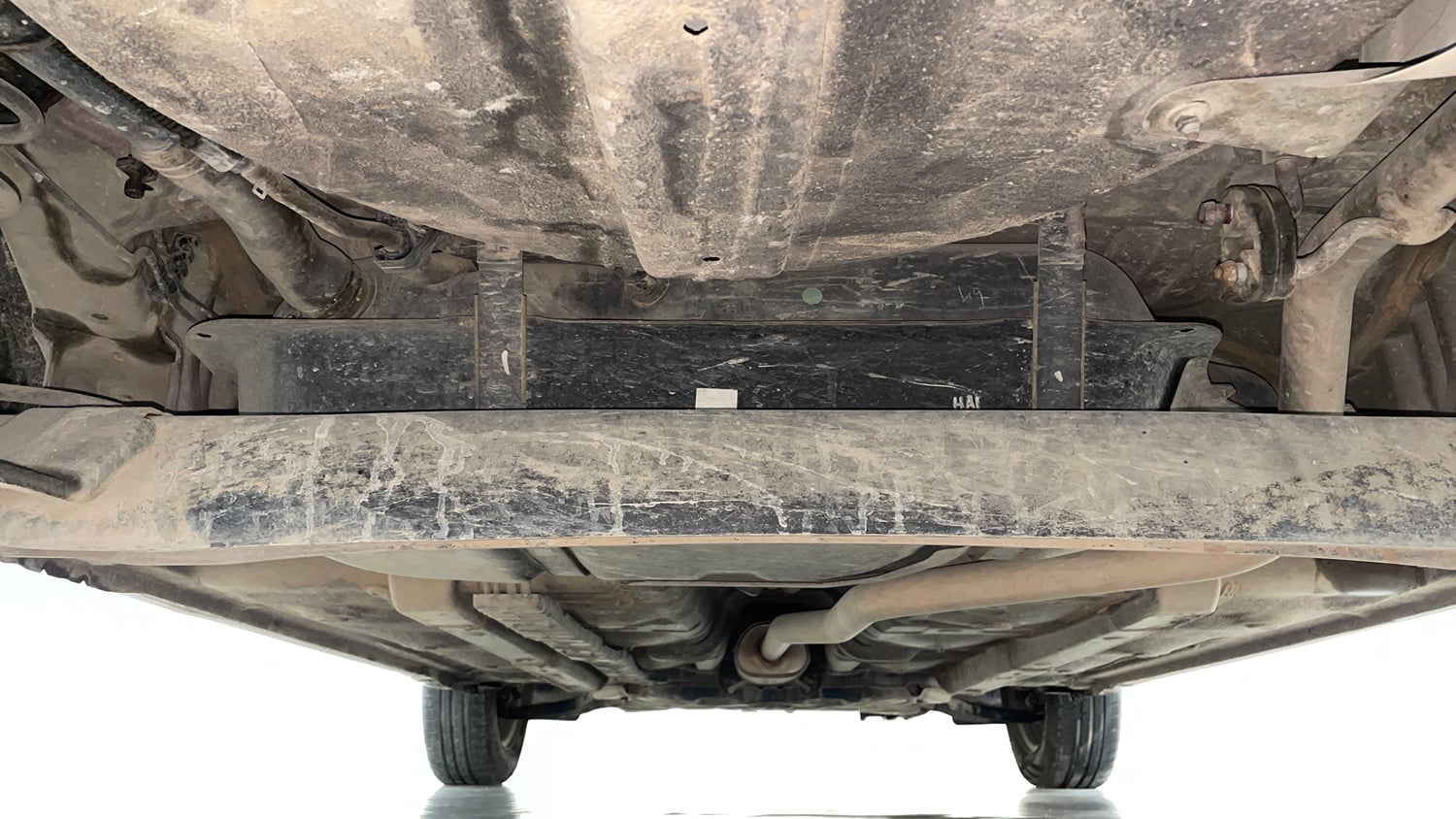 Used 2013 Hyundai Grand i10 Sportz 1.1 CRDi Diesel Manual extra REAR UNDERBODY VIEW (TAKEN FROM REAR)