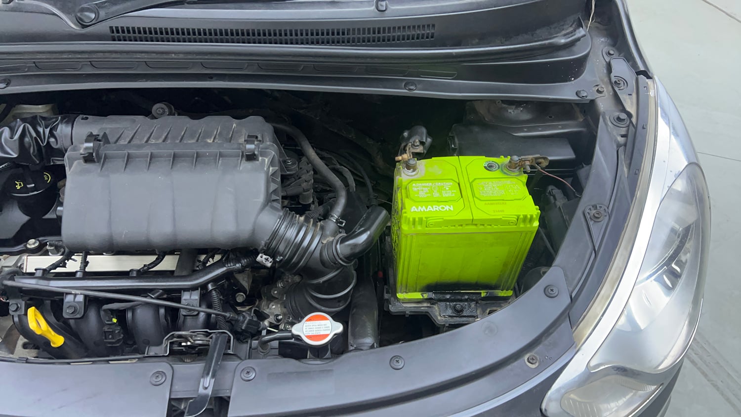 Used 2013 Hyundai i10 Magna 1.2 Kappa2 Petrol Manual engine ENGINE LEFT SIDE VIEW
