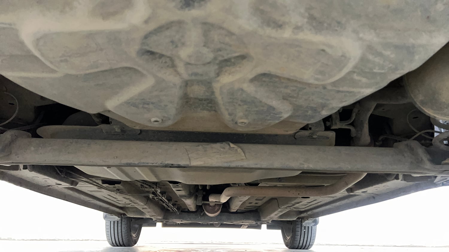 Used 2022 Tata Punch Kaziranga Creative MT Petrol Manual extra REAR UNDERBODY VIEW (TAKEN FROM REAR)