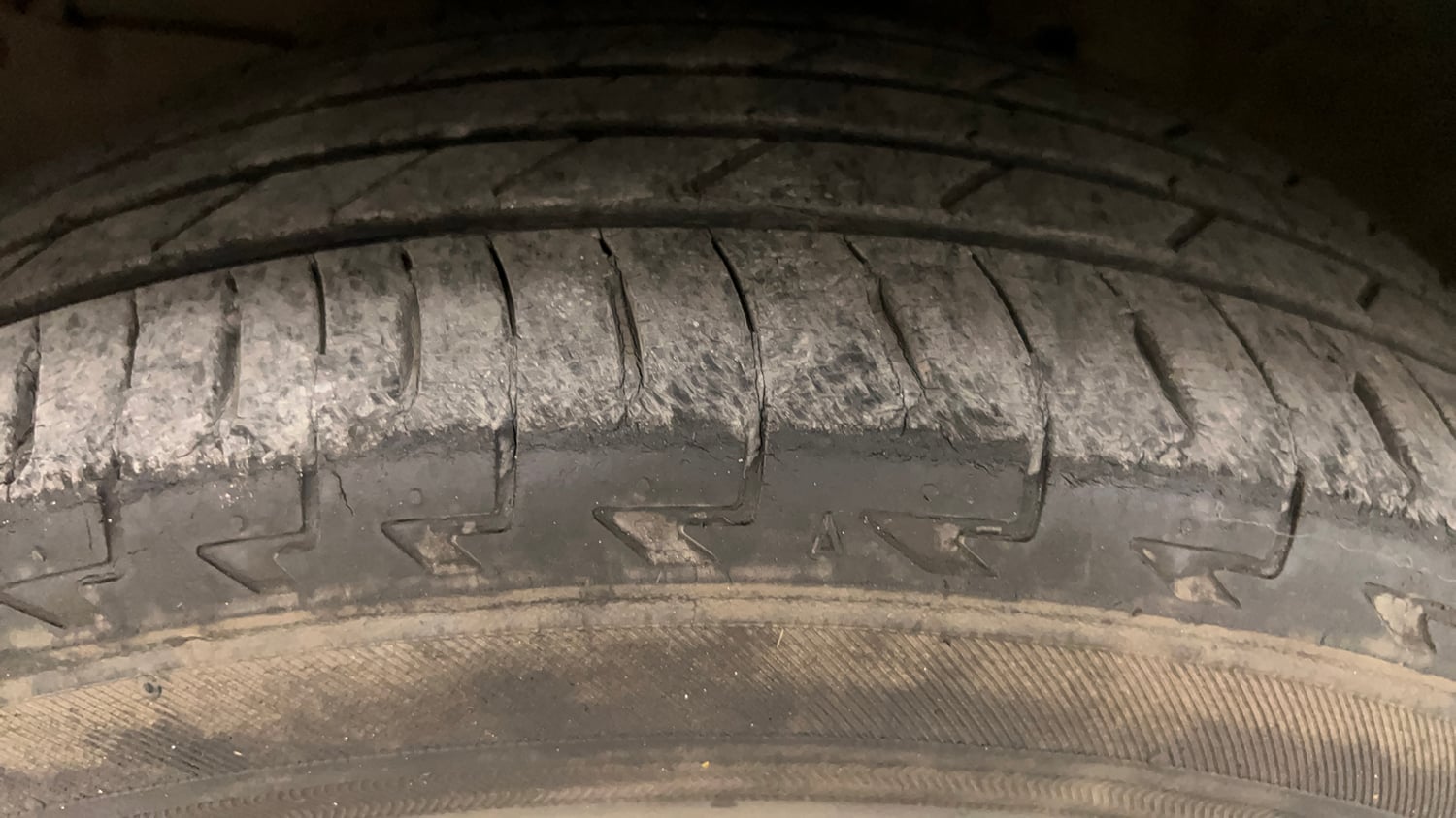 Used 2017 Honda WR-V VX MT Petrol Petrol Manual tyres LEFT FRONT TYRE TREAD VIEW