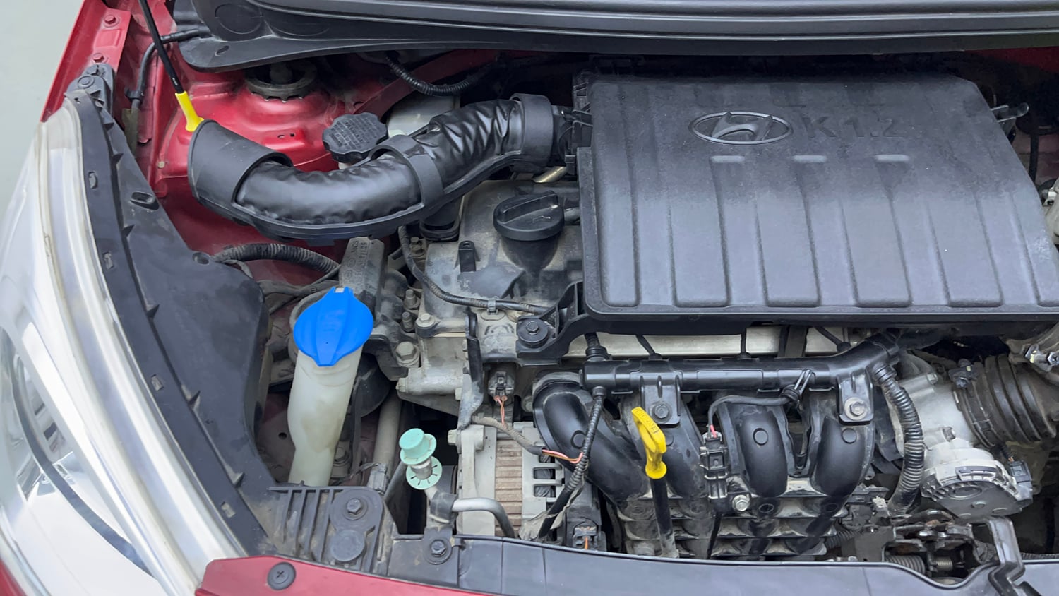 Used 2019 Hyundai Grand i10 Asta 1.2 Kappa VTVT Petrol Manual engine ENGINE RIGHT SIDE VIEW