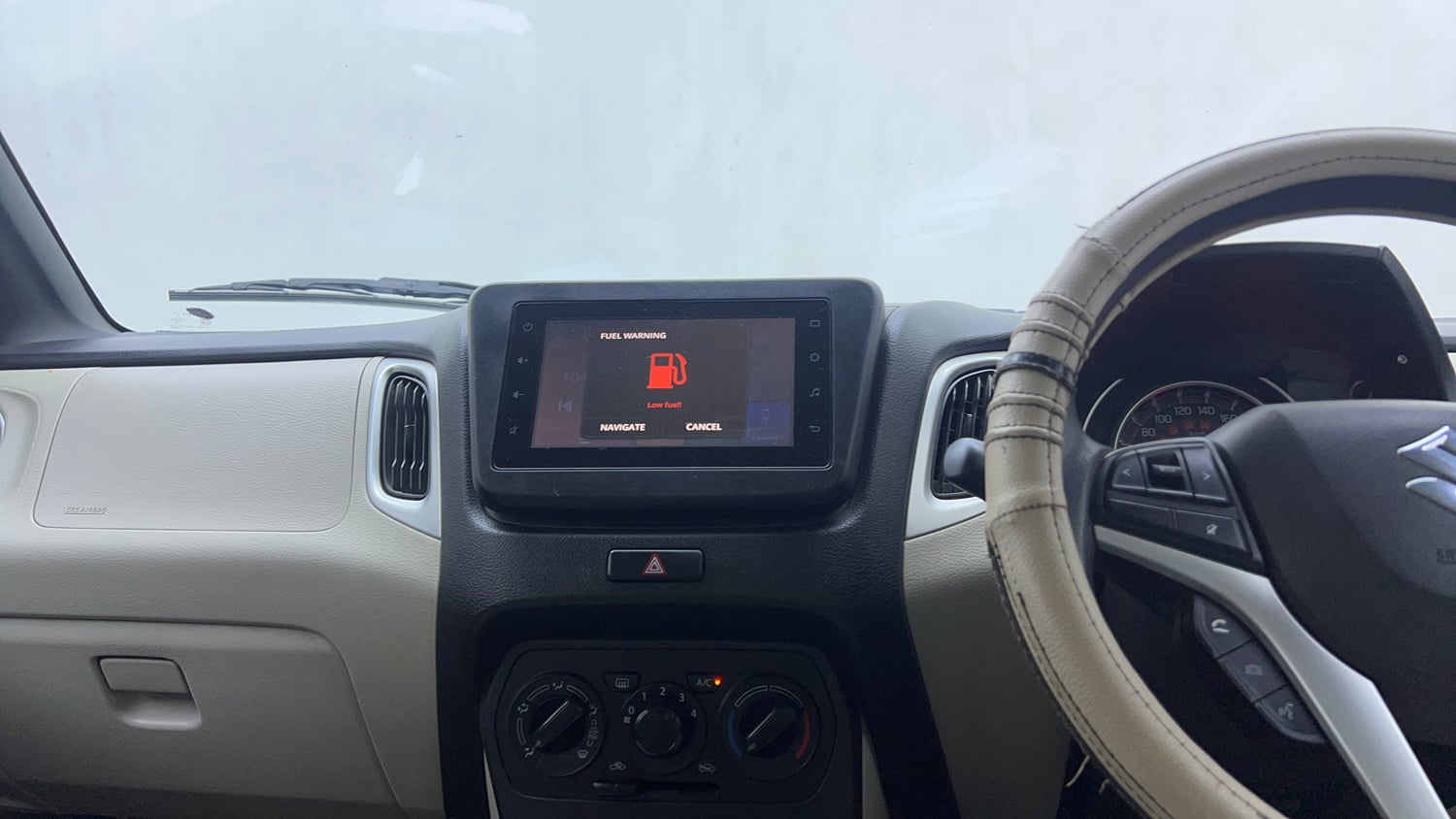 Used 2019 Maruti Suzuki Wagon R ZXi 1.2 Petrol Manual interior MUSIC SYSTEM & AC CONTROL VIEW