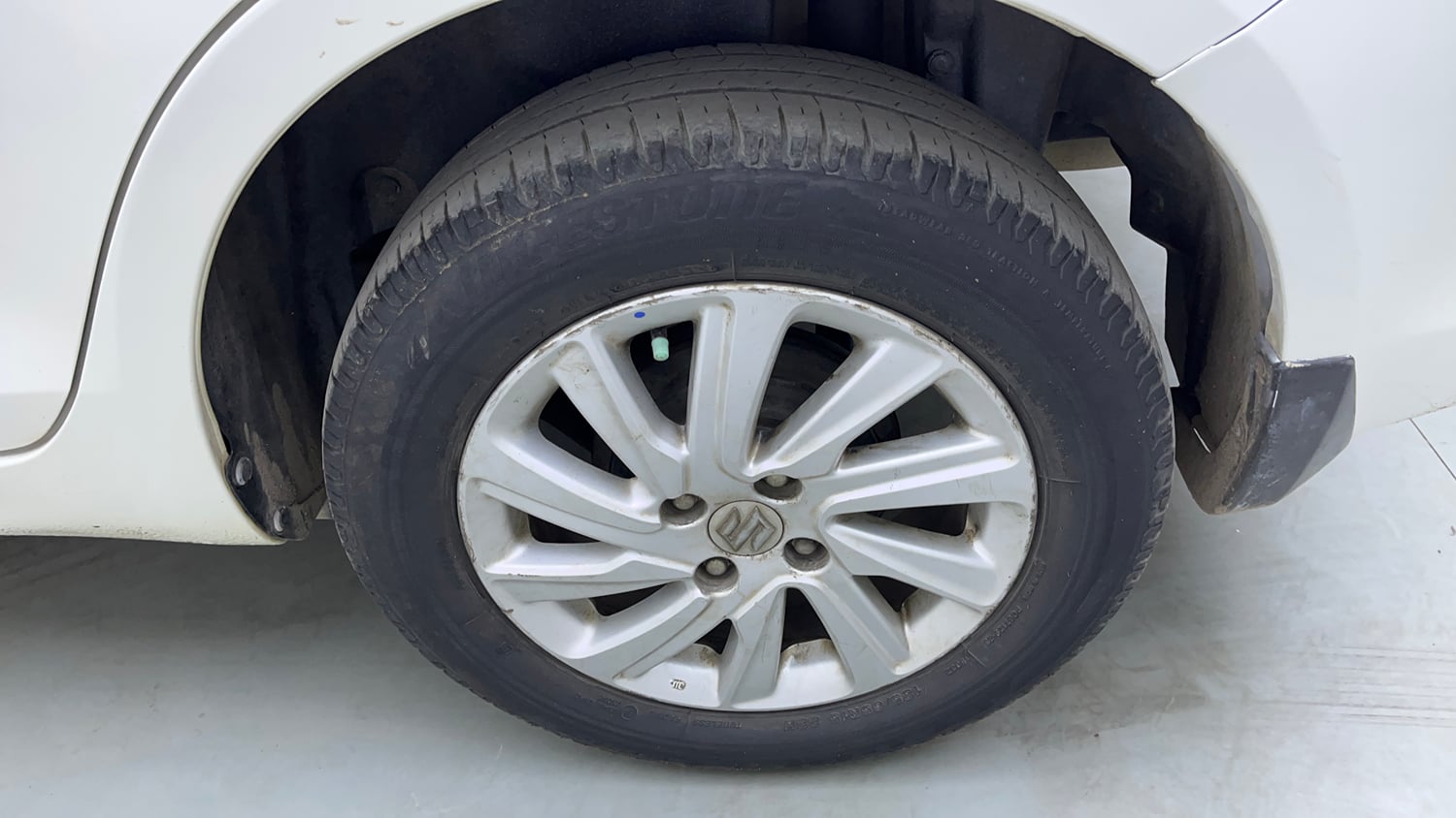 Used 2016 Maruti Suzuki Swift Dzire ZDI Diesel Manual tyres LEFT REAR TYRE RIM VIEW