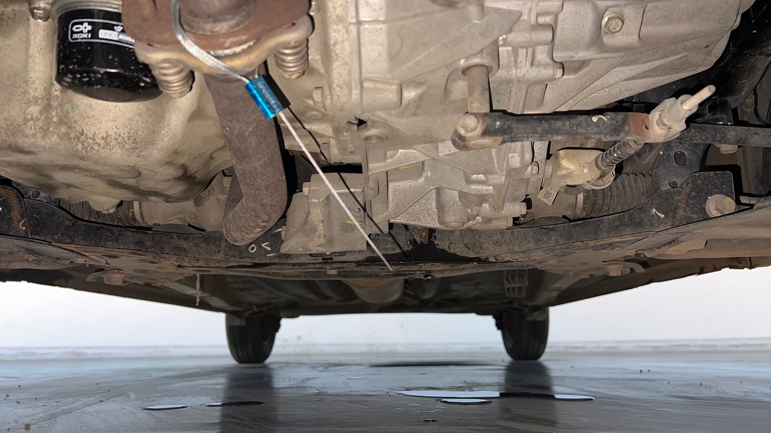 Used 2019 Maruti Suzuki Wagon R 1.0 VXi 1.0 Petrol Manual extra FRONT LEFT UNDERBODY VIEW
