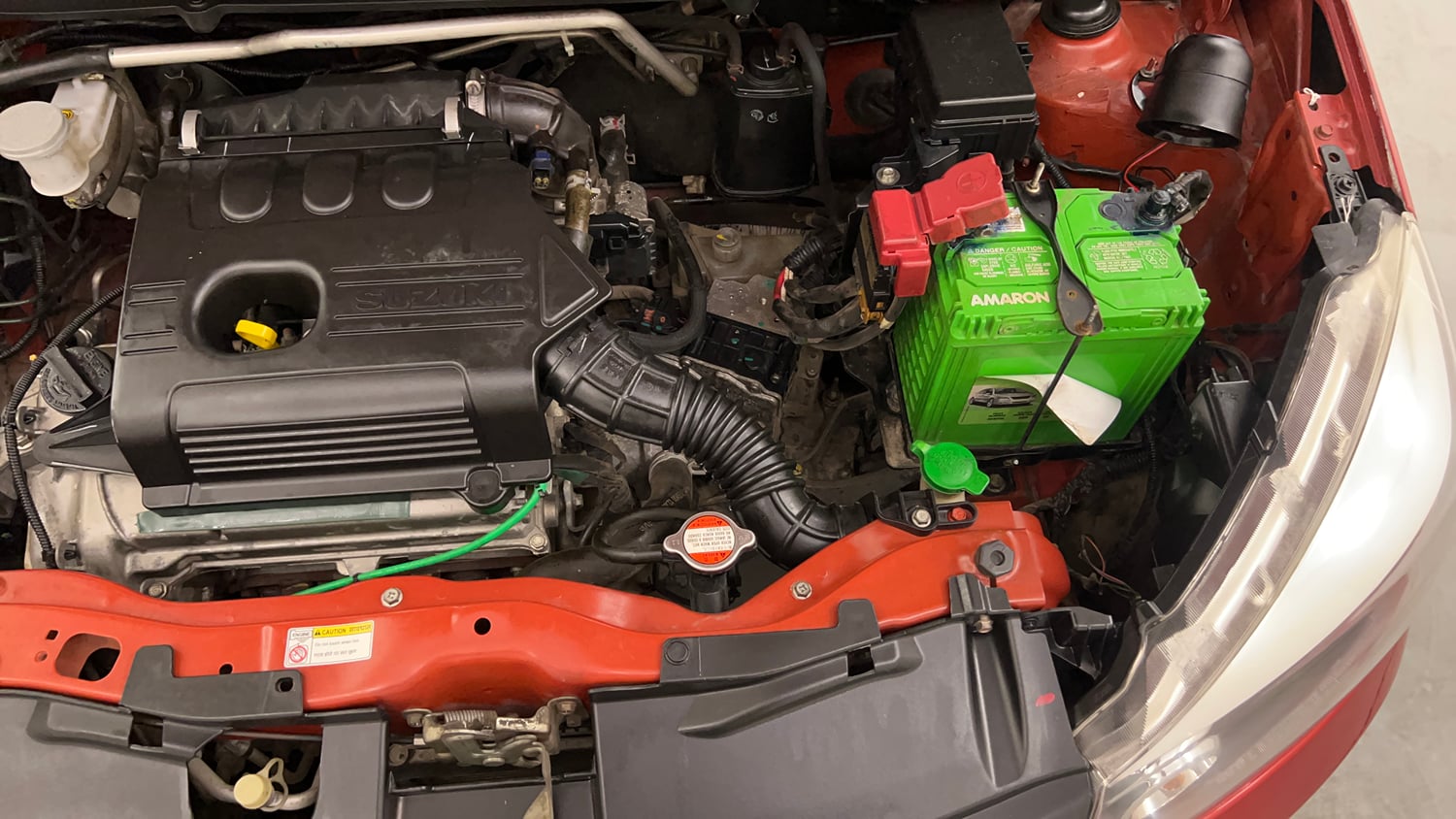 Used 2014 Maruti Suzuki Celerio VXi AMT Petrol Automatic engine ENGINE LEFT SIDE VIEW