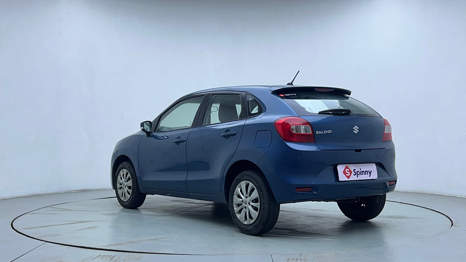 Used 2017 Maruti Suzuki Baleno Delta 1.2 Petrol Manual exterior LEFT REAR CORNER VIEW