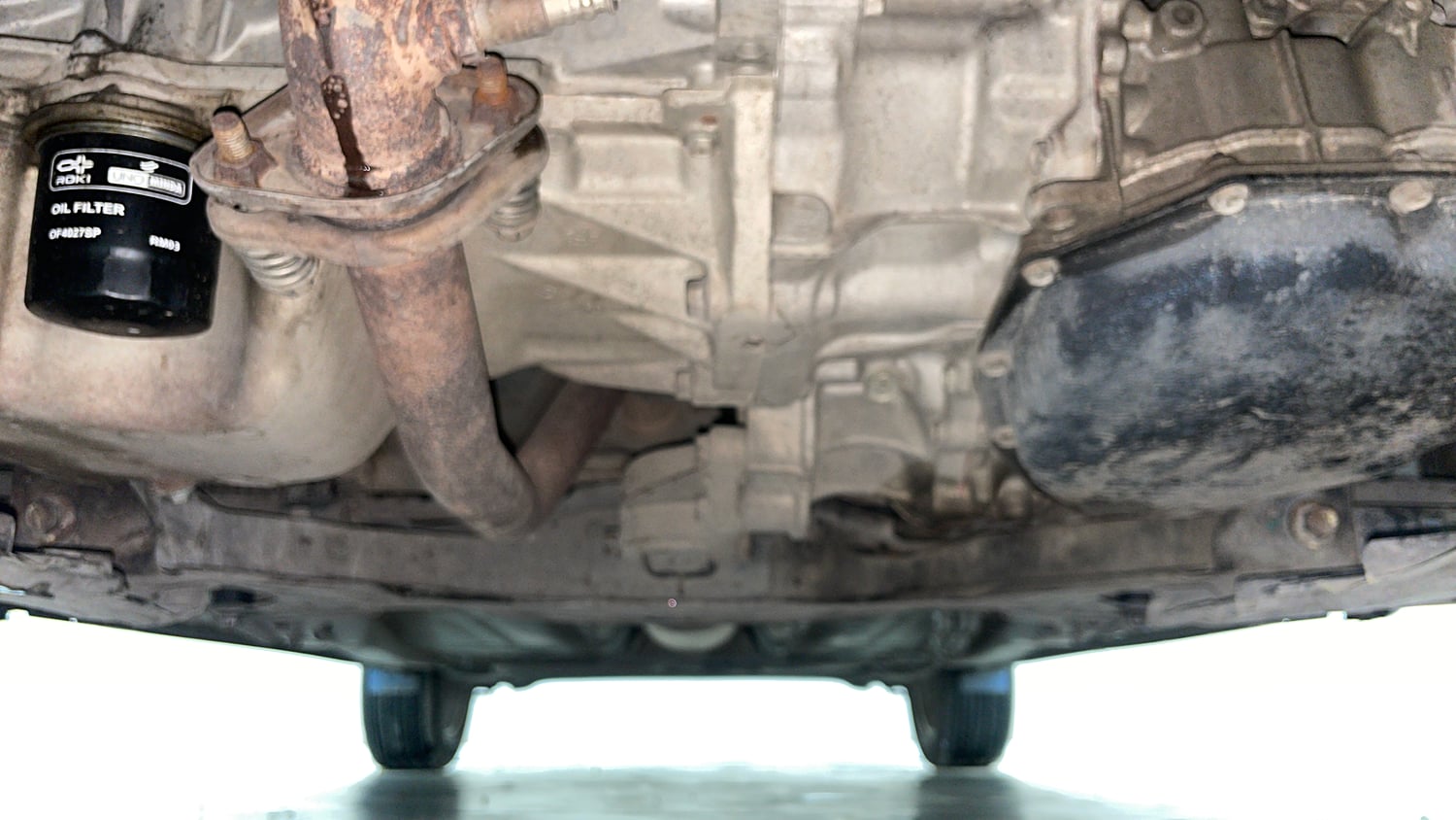 Used 2018 Maruti Suzuki Baleno Alpha 1.2 AT Petrol Automatic extra FRONT LEFT UNDERBODY VIEW