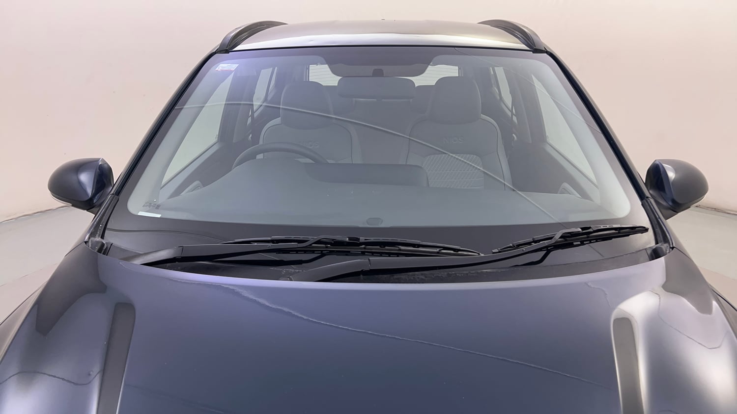 Used 2023 Hyundai Grand i10 Nios Sportz 1.2 Kappa VTVT Petrol Manual exterior FRONT WINDSHIELD VIEW