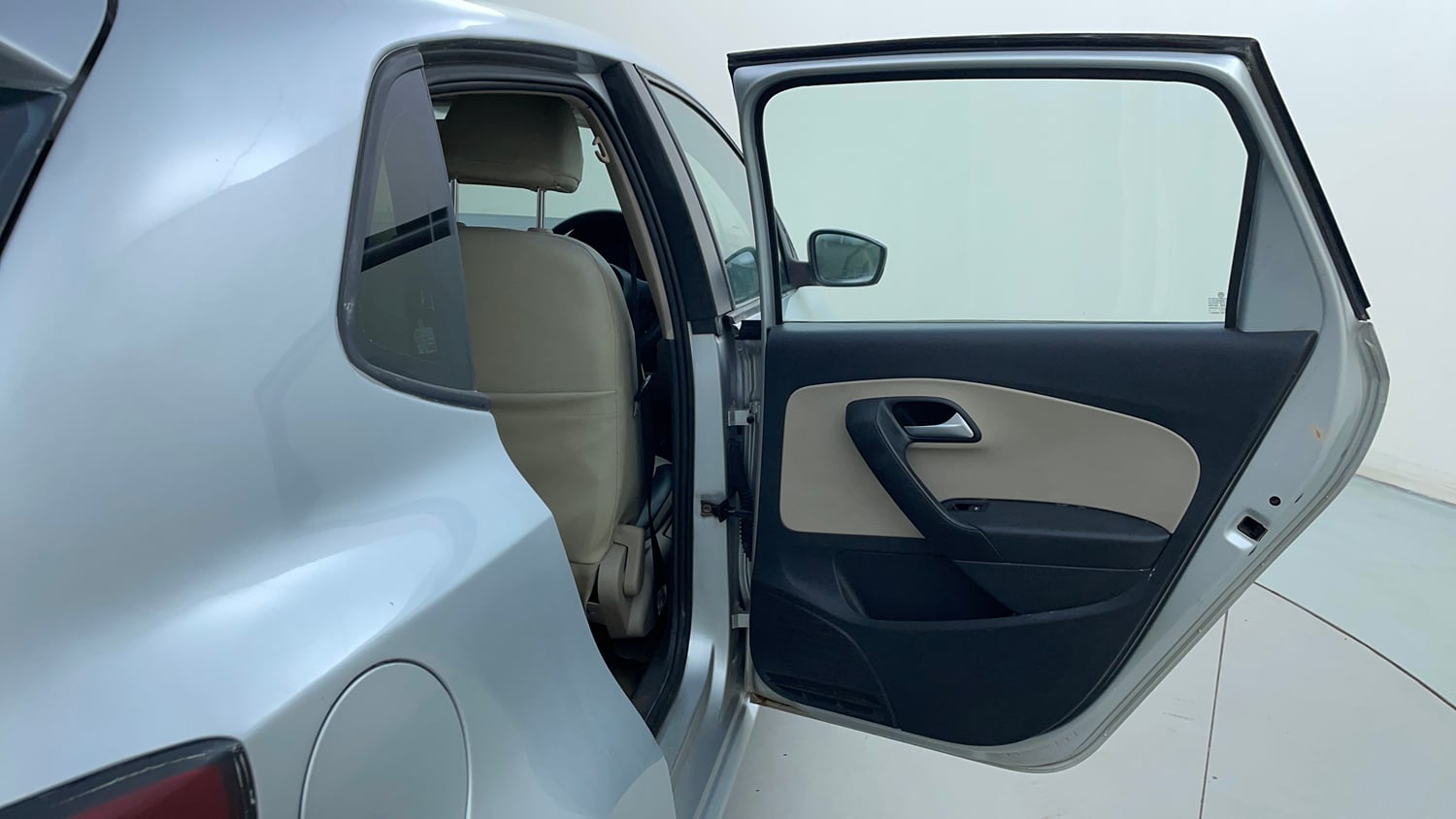 Used 2013 Volkswagen Polo Comfortline 1.2L (P) Petrol Manual interior RIGHT REAR DOOR OPEN VIEW