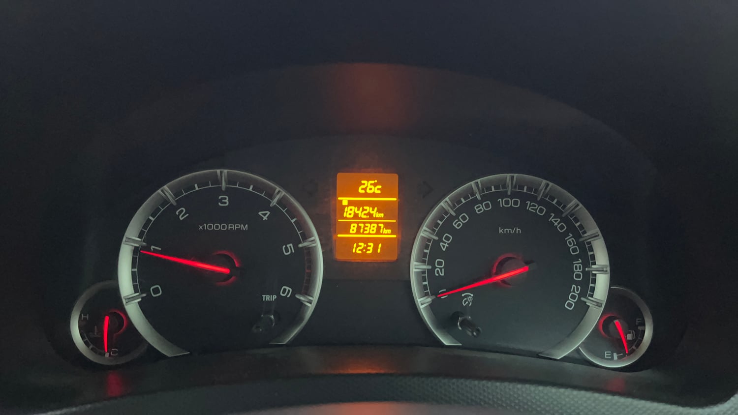 Used 2016 Maruti Suzuki Swift Dzire ZDI Diesel Manual interior CLUSTERMETER VIEW