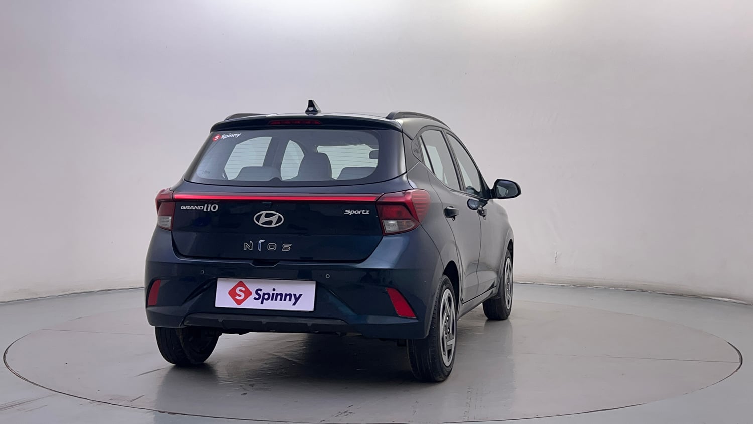 Used 2023 Hyundai Grand i10 Nios Sportz 1.2 Kappa VTVT Petrol Manual exterior RIGHT REAR CORNER VIEW