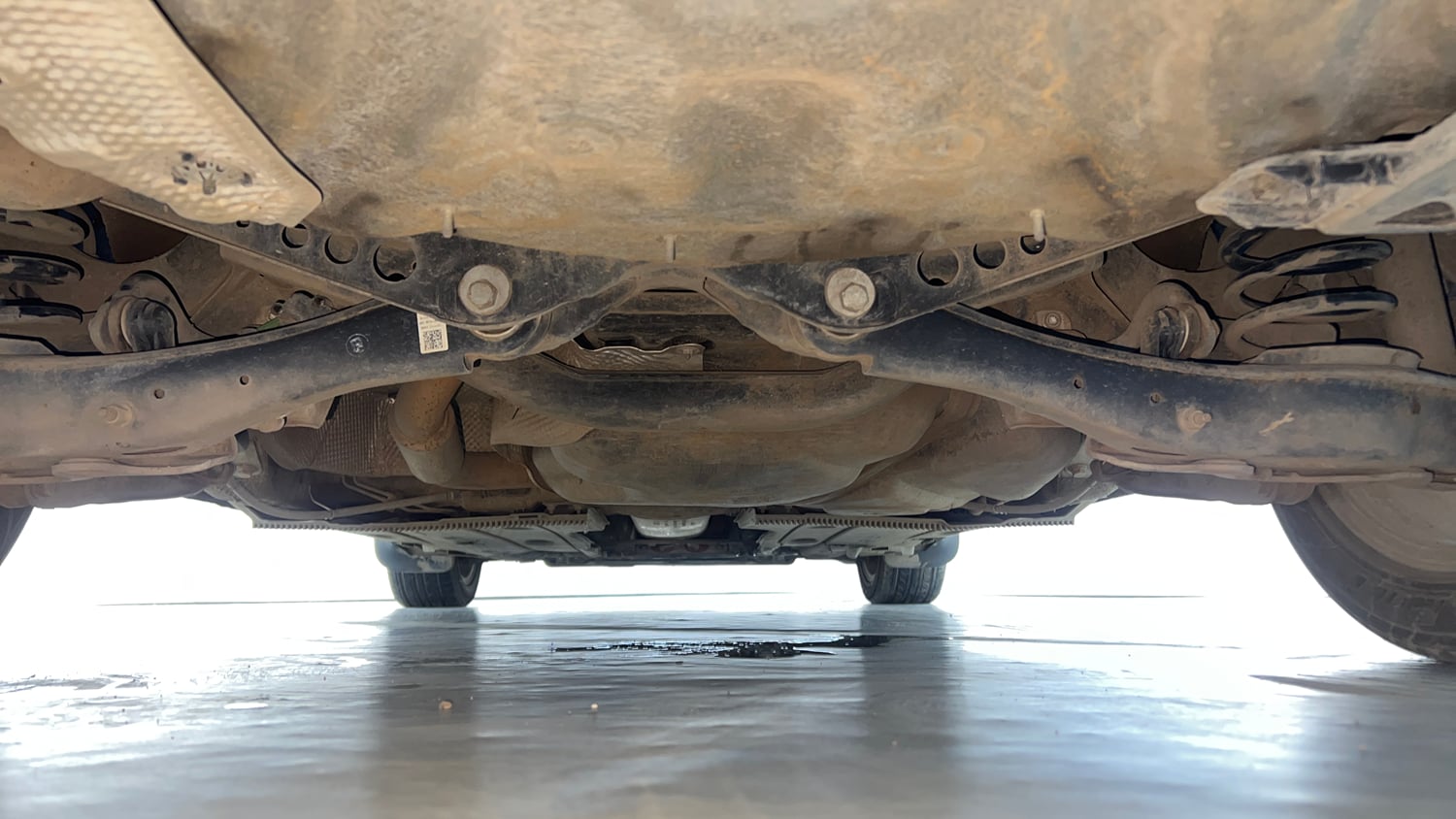 Used 2018 Skoda Octavia 1.8 TSI L&K Petrol Automatic extra REAR UNDERBODY VIEW (TAKEN FROM REAR)