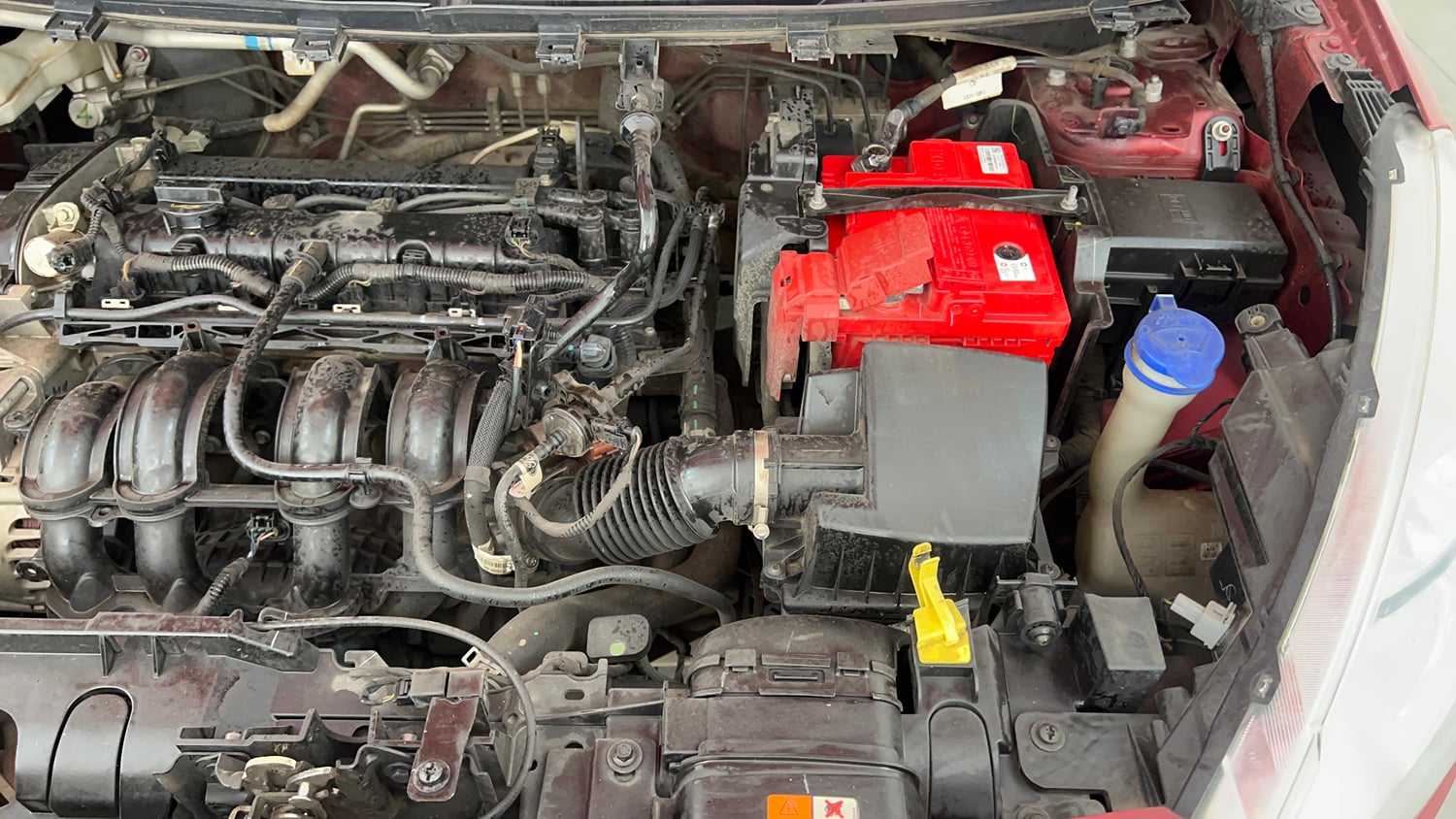 Used 2017 Ford Figo Aspire Trend 1.2 Ti-VCT Petrol Manual engine ENGINE LEFT SIDE VIEW