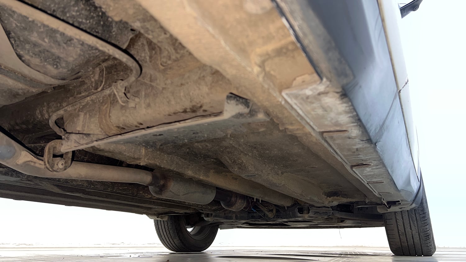 Used 2023 Kia Seltos GTX Plus 1.4 DCT Petrol Automatic extra REAR RIGHT UNDERBODY VIEW
