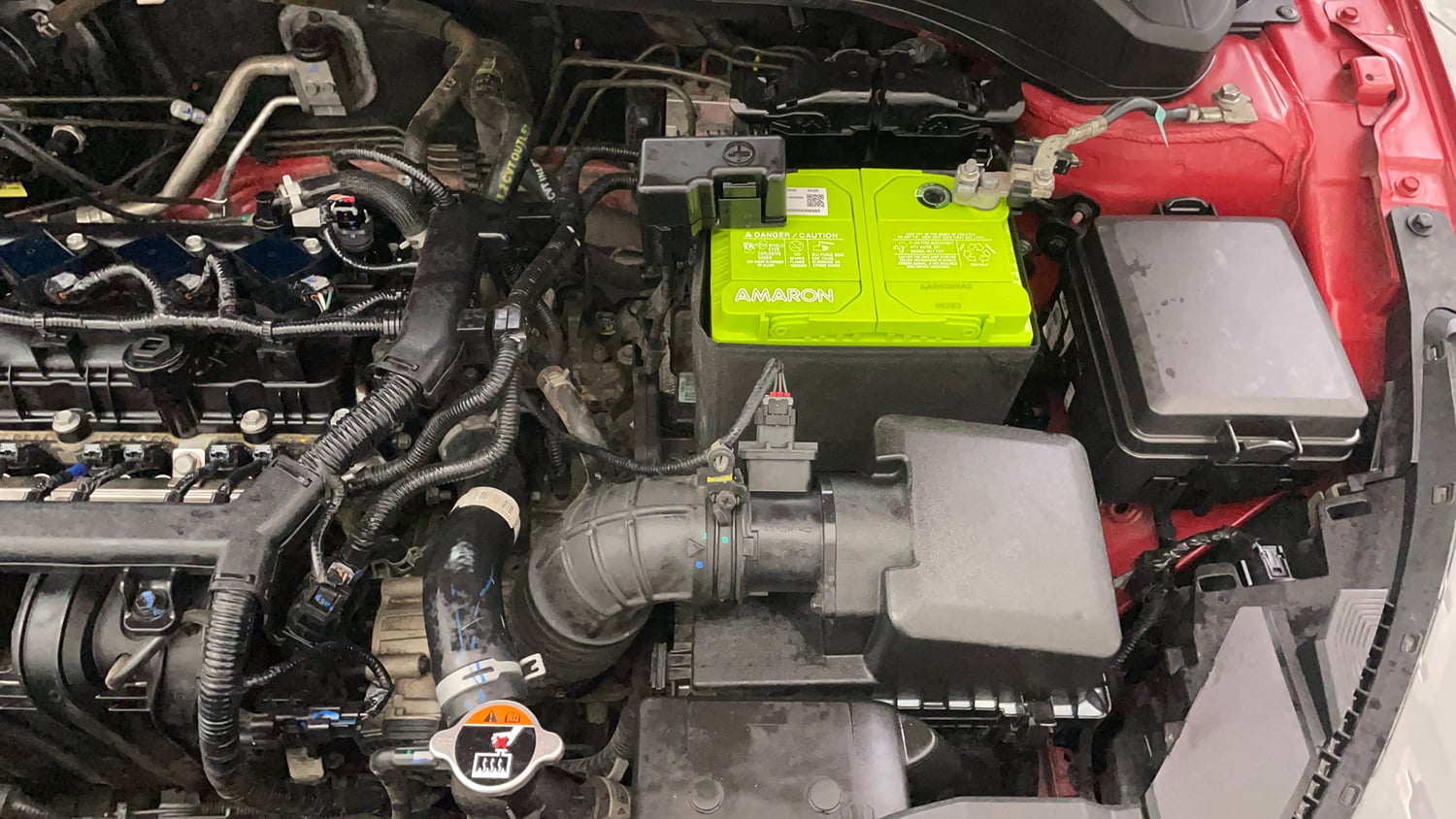 Used 2023 Hyundai New i20 Asta (O) 1.2 IVT Petrol Automatic engine ENGINE LEFT SIDE VIEW
