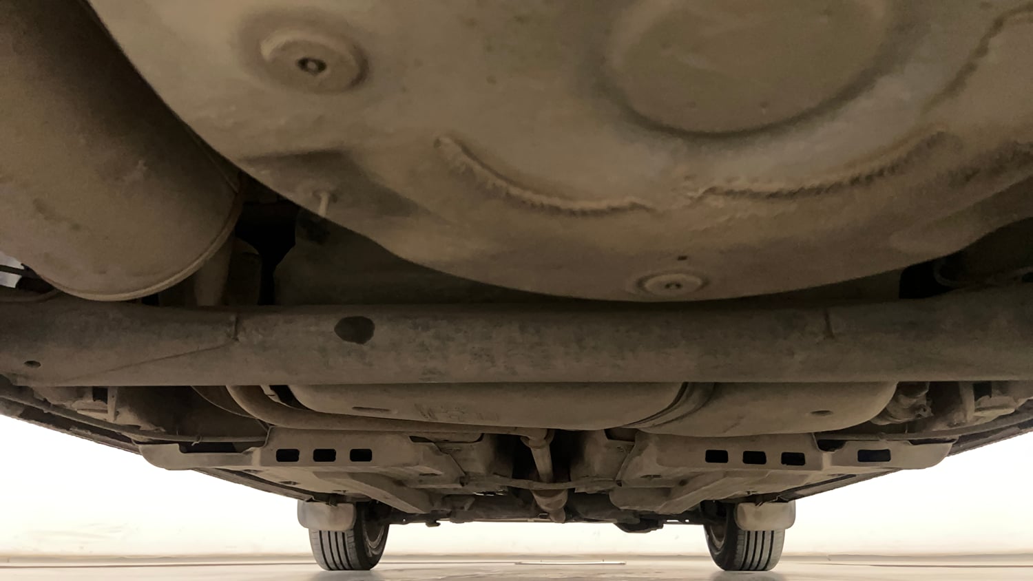Used 2016 Volkswagen Polo Highline1.2L (P) Petrol Manual extra REAR UNDERBODY VIEW (TAKEN FROM REAR)