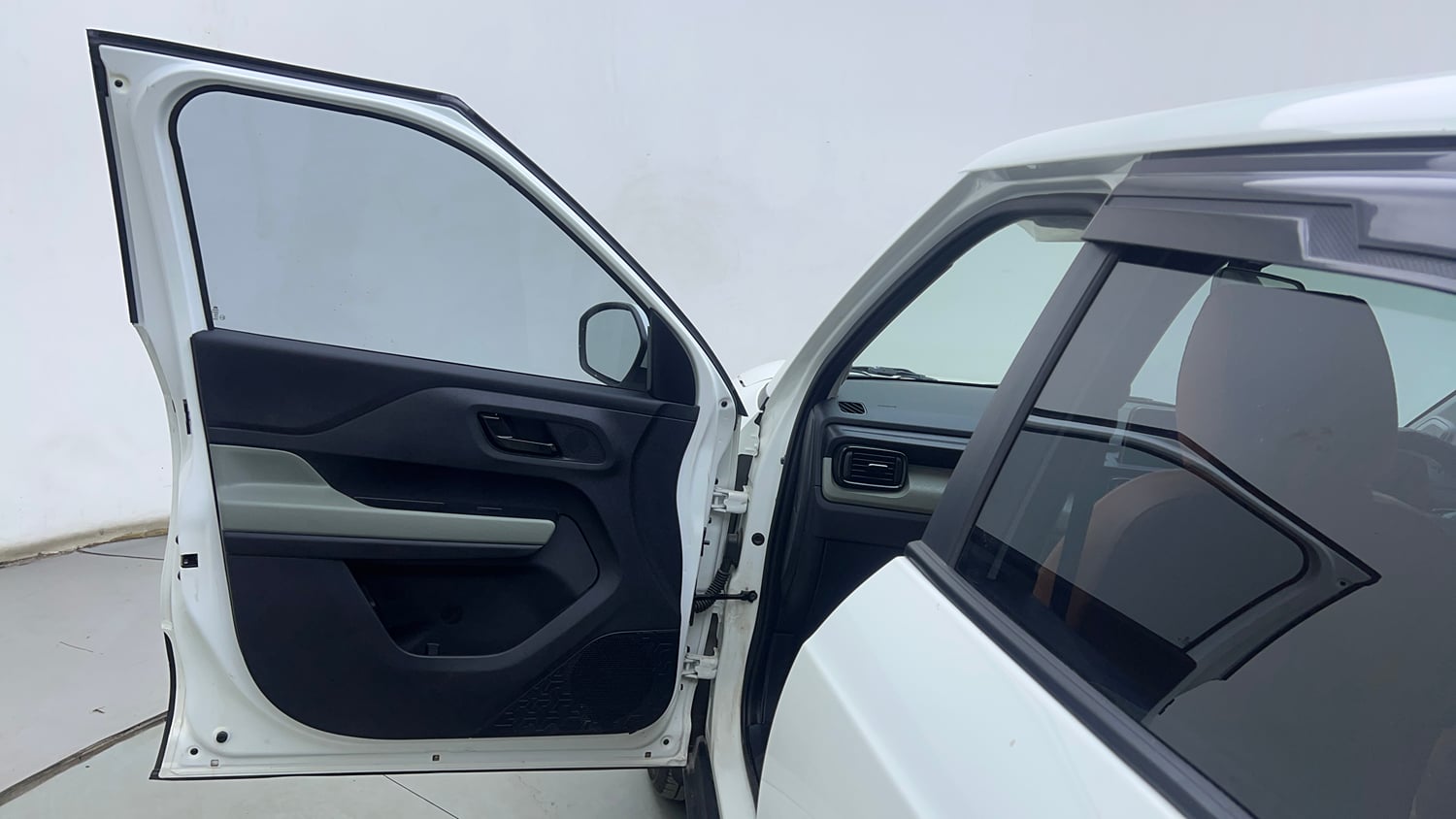 Used 2024 Tata Punch Adventure Rhythm Pack MT Petrol Manual interior LEFT FRONT DOOR OPEN VIEW