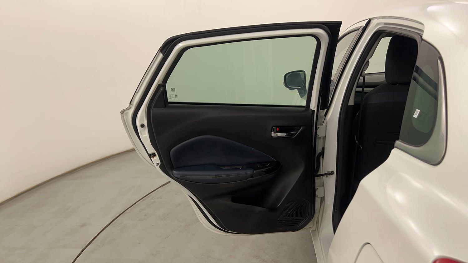 Used 2022 Maruti Suzuki Baleno Alpha AGS Petrol Automatic interior LEFT REAR DOOR OPEN VIEW