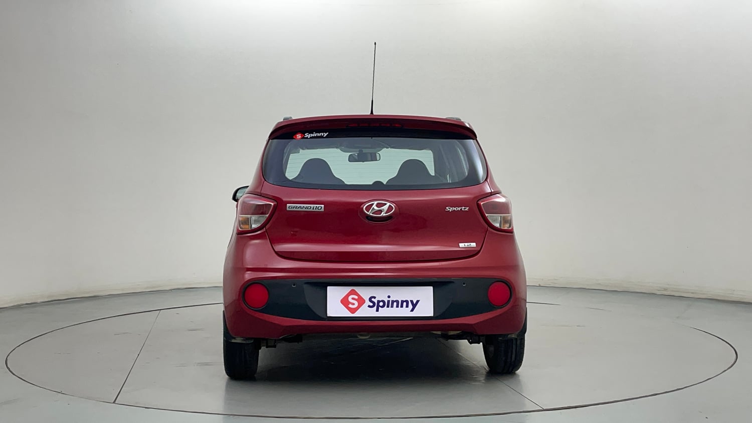 Used 2019 Hyundai Grand i10 Sportz 1.2 Kappa VTVT Petrol Manual exterior BACK VIEW